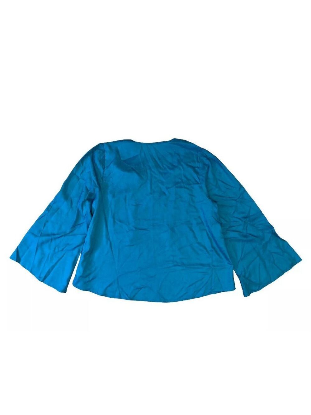Jessica Simpson Women's Leslie Boho Long Flare Sleeve Drawstring Fashion Top - Picture 4 of 5